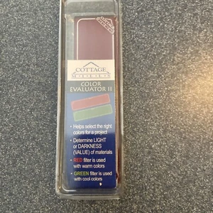 Cottage Mills 50025 Color Evaluator II -Red & Green Filter To Determine Value - Picture 1 of 2