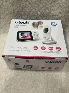 Vtech VM819 White 2.8 in LCD Two Way Talk Screen Video Baby Monitor And Camera - Picture 1 of 3