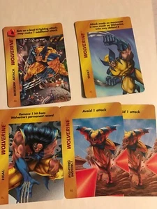 WOLVERINE 5 Karten LOT: Marvel OVERPOWER Kartenspiel 1995 CCG; 4 verschiedene; X-Men - Bild 1 von 7
