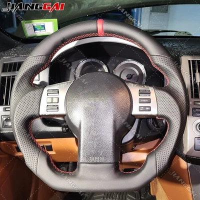 Full Leather Sport Flat Steering Wheel Fit Nissan 350z Infitini FX35 2003-2008 - Image 1 of 4