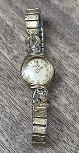 Orologio da polso donna vintage LeCoultre oro giallo 14k 17 Jewels non funzionante - Foto 1 di 9