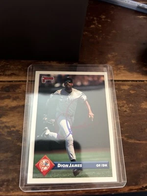 1993 Donruss - Dion James #735 Autograph - Image 1 of 2
