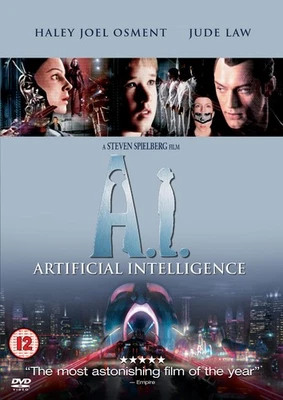 A.I. DVD (2002) Haley Joel Osment, Spielberg (DIR) cert 12 Fast and FREE P & P - Image 1 of 2