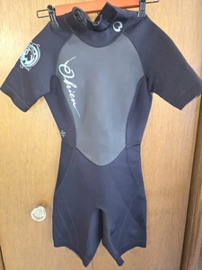 O'Brien Nassanzug Damen klein schwarz Shorty Nassanzug Tauchen Ski Wasserbekleidung - Bild 1 von 5