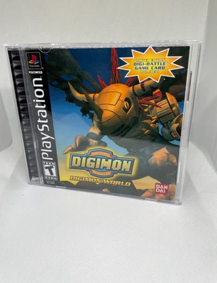 Digimon World PS1 Replacement Case - NO GAME NO MANUAL - Image 1 of 3