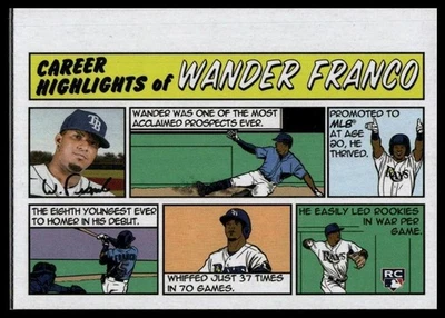 2022 Topps Heritage #73TC-4 Wander Franco 1973 Topps Comics RC - Image 1 of 2
