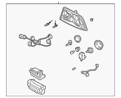 Faro compuesto original Ford 6L7Z-13008-BB Foto 1 de 3