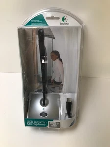 Microphone de bureau Logitech USB PC portable VOIP certifié Skype argent Windows - Photo 1/1