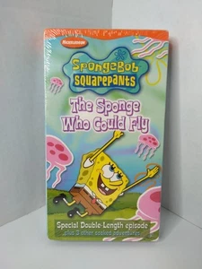 NEW SEALED Spongebob Squarepants The Sponge Who Could Fly VHS 2003 Nickelodeon - Picture 1 of 4