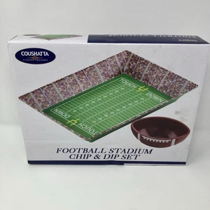 Coushatta Fußballstadion Chip & Dip Set - Bild 1 von 6