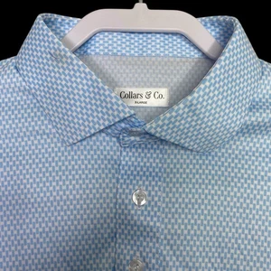 Collars & Co Poloshirt Herren XL Himmelblau Vantage Golf Preppy Dress Kragen Freizeit - Bild 1 von 10