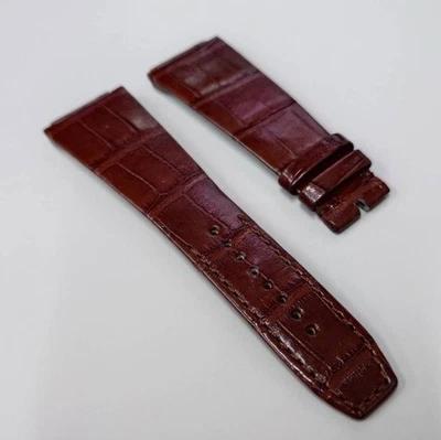 Correa de reloj de cuero genuina Richard Mille Felipe Massa Gator RM011 RM015/22 Foto 1 de 4