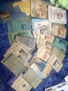 Vintage Lot Over 20 Life Insurance Premium Receipt & Info Books 1930’s and Up - Picture 1 of 8