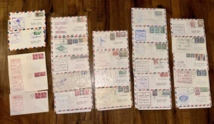First flight covers 1957-1962 *These are in sets* FANTASTIC CONDITION! - Picture 1 of 1
