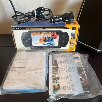 Sony PSP 1000 Console w Burnout Game, Box, Case & Manual - (Power Cord Included) - Image 1 of 4