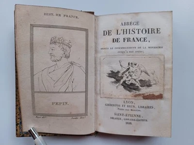 Delarue - Abrégé de l'Histoire de France 1836  (livre scolaire écoles primaires) - Photo 1/4