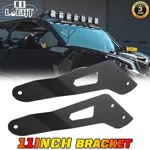 Roof 50" 52" LED Light Bar Mount Brackets Fit 2017-2024 Can-Am Maverick X3 Max - Picture 1 of 9