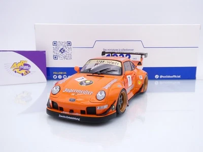 Solido S1808506 # Porsche 911 (993) RWB Rauh-Welt Bj. 2020 " Jägermeister " 1:18 - Bild 1 von 4