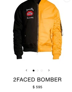 🔥🔥Haculla 2 Faced Bomber 070 schwarz/gelb Größe XL - Bild 1 von 20