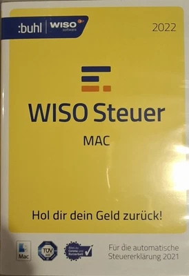 WISO Steuer Programm für Steuererklärung 2021 CD oder Download Version - Bild 1 von 2
