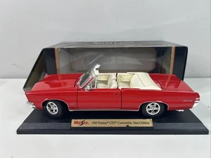 Maisto 1:18 1965 rot Pontiac GTO Cabrio. Sehr gepflegt - Bild 1 von 10