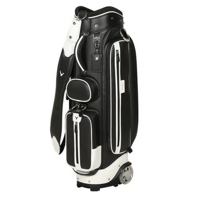 Callaway 2025 Tierra Womens Wheeled Caddie Bag 8.5 Inch 5 Way PU Black 4.95kg - Image 1 of 4