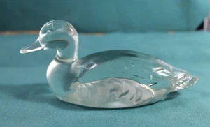 FENTON #5157 CRYSTAL MALLARD DUCK - Picture 1 of 2