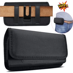 Nylon Belt Clip Holster Carrying Pouch Case For Motorola Moto G Power G Play - Picture 1 of 12