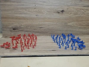 Vintage North And South Plastic Minature Soldiers Made In Hong Kong - Picture 1 of 16