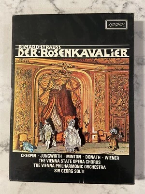 1976 RICHARD STRAUSS: DER ROSENKAVALIER 0SA5-1435 3 CASSETTE SET & BOOK - Image 1 of 4