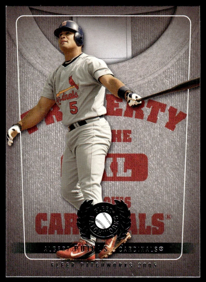 2005 Fleer Patchworks Property of Albert Pujols St. Louis Cardinals #26PO R64 - Image 1 of 2