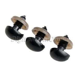 50X 15mm Plástico Triángulo Nariz de Seguridad Sin Espaldas para Oso de Peluche Animal Juguete - Imagen 1 de 7