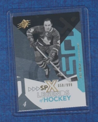 2010-11 Upper Deck SPx Hockey Legends of Hockey 058 /999 # 115 Red Kelly - Image 1 of 2