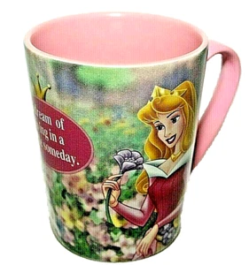 Taza Princesa Disney "Sueño Con Vivir En Un Castillo Algún Día" Auténtica Original - Imagen 1 de 7
