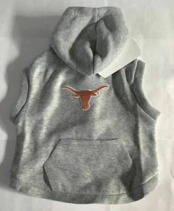 TEXAS LONGHORNS DOG CAT PET PREMIUM HOODIE SWEATSHIRT EMBROIDERED CHOOSE SIZE - Picture 1 of 1