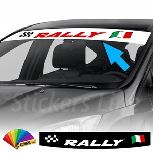 Adhesivo Banda Sombrilla Rally Ajedrez + Tricolor Italia para Todas Las Coche - Imagen 1 de 3