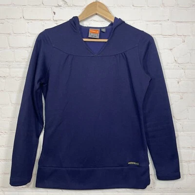 Женский свитер Merrell размер Small синий фитиль Opti флисовая толстовка с капюшоном - Изображение 1 из 4