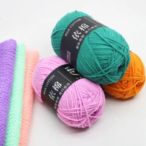 86Colors 50g 4-ply High Quality Solid color Knitting Crochet Yarn Hand DIY Craft - Picture 1 of 94