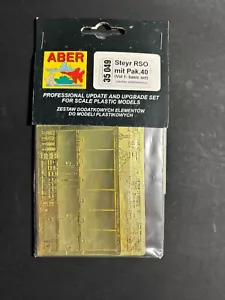 ABER 35049 - STEYR RSO mit PAK.40 (vol. 1 basic set) - 1/35 PHOTOETCHED - Imagen 1 de 6