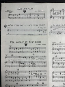 3 Acuff/Rose country sheet music ‘50/‘53 Composers: Payne, Masters, Swafford - Picture 1 of 1