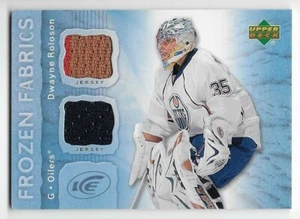 07/08 UPPER DECK ICE FROZEN FABRICS JERSEY Hockey (#FFAE-FFZP) U-Pick From List - Picture 1 of 3