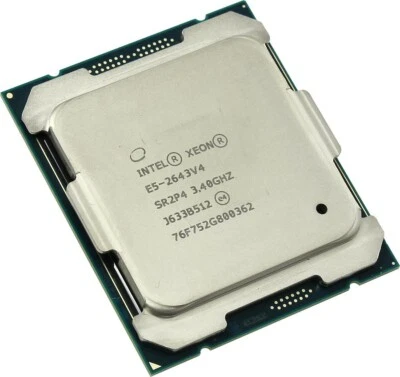 Intel Xeon E5-2643 V4 3.40Ghz Hexa 6 Core LGA2011-3 20MB 135W CPU - SR2P4 - Image 1 of 4