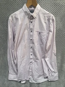 AUTOGRAPH MENS SHIRT SIZE UK L PINK LONG SLEEVE BUTTON UP - Picture 1 of 9
