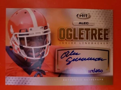 2013 SAGE HIT ALEC OGLETREE ON CARD AUTO #"D 117/250. - Image 1 of 3