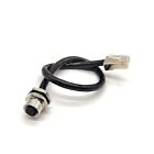 M12 A Code 8 Pin Female To Rj45 Plug Industrial Ethernet Cable 30Cm Awg24 Uns...