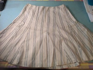 New York & Company Women's Skirt, Size 8, Multi-color, Cotton/Polyester/Metallic - Picture 1 of 7