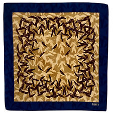 TAIFUN FLORAL BLUE SMALL silk scarf 20/19   in #A159