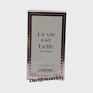 Lancome La Vie Est Belle EN ROSE 3.4 oz 100ml L'Eau de Toilette Spray Women NEW