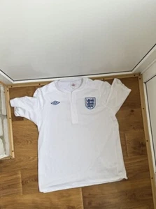ENGLAND 2010 2012 AWAY FOOTBALL SHIRT SOCCER JERSEY UMBRO sz 46 - Picture 1 of 6