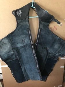 A-1 LEATHER CHAPS MEDIUM NEW - Bild 1 von 8